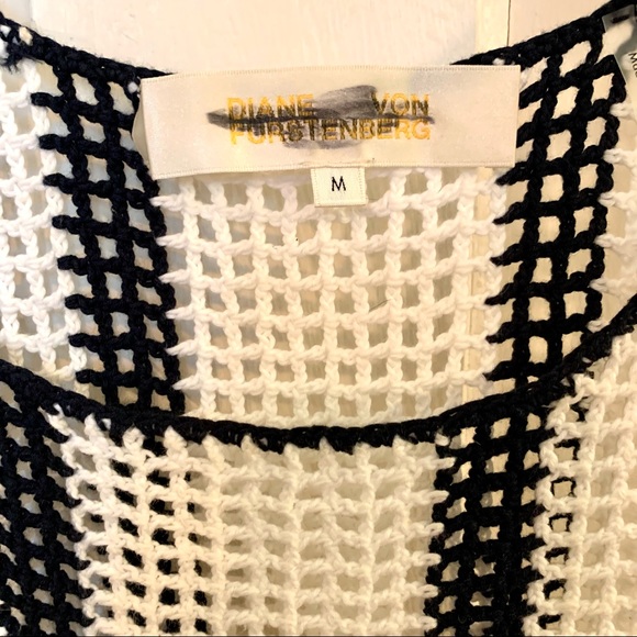 DVF crochet beach cover-up size M - Picture 3 of 3